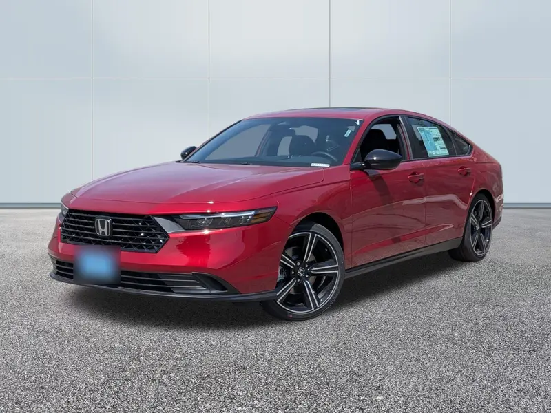 2026 Honda Accord Hybrid Sport Sedan Radiant Red Metallic