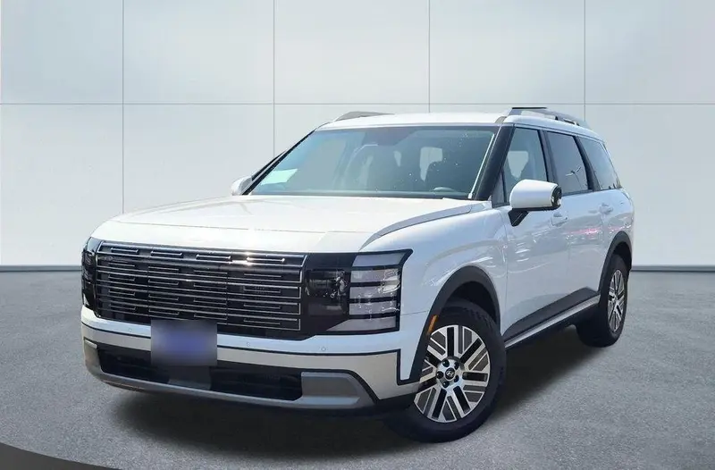 2026 Hyundai Palisade Hybrid Blue SEL 7P FWD White